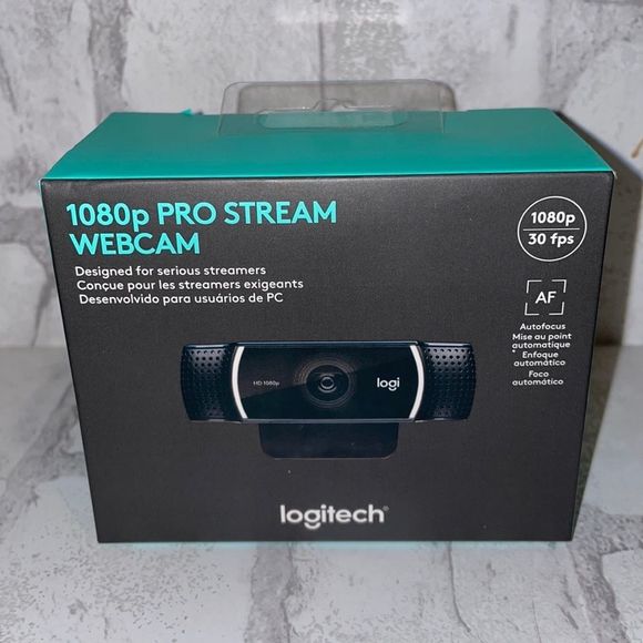 Logitech 1080p Pro Stream Webcam NWT IN Box. Never opened or used - Picture 1 of 5